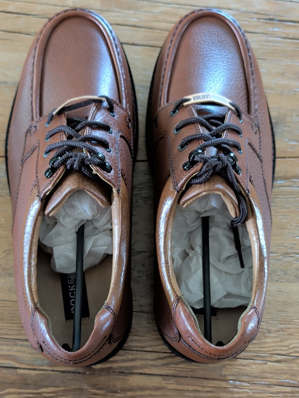 Dockers Men’s Brown Glacier Lace-Up Oxfords - NIB